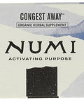 Numi Organic Congest Away Tea 16 CT