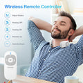 Comfier Portable Heated Neck Massager, Ems Intelligent Electric Neck Massager With Heat, Fsa Smart Wireless Neck Massager With 3D Electrode Pads For Women Men