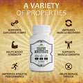 HERBALICIOUS Creatine Nutritional Supplements Creatine Monohydrate Pills 2.5G Creatine Pills Monohydrate For Muscle Size, Strength, And Power Non-Gmo Formula 150 Capsules