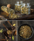 Gardenika Organic Loose Leaf Tea Sampler 8 Pack 1 LB Herbal and Naturally Caffeine- Set - Ayurvedic Assortment Blend