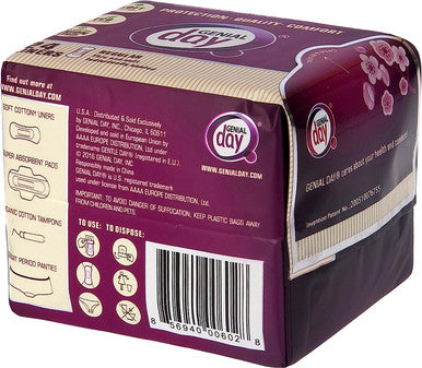 GENIAL DAY Feminine Liners withanion Strip 24 Piece, 0.02 Pound