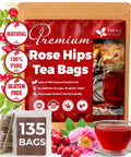 FreshDrinkUS, Premium 120 Mulberry Leaf Tea Bags, 100% Natural & Pure from Mulberry Leaves. Loose Leaf Herbal Tea. Made with Natural Material Tea Bags. No Sugar, No Caffeine, No Gluten, Vegan.