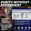 Sea Salt Superstore her Sea Salt Coarse Grain her Salt Coarse Salt Replacement for Table Salt Non-Iodized & Natural Coarse Sea Salt for Grinder 5 oz Bag