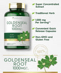 Carlyle Goldenseal Root Capsules 1000mg | 200 Count | Traditional Herb Supplement | Non-GMO Gluten