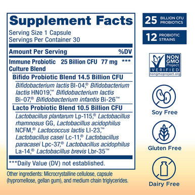 ReLifeUF Immune Probiotic 25B 30 ct