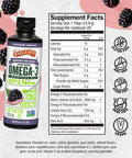 Barlean'S Omega Swirl Omega-3 Flax Oil Supplement Blackberry 16 Fl Oz