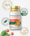 Carlyle Ashwagandha Gummies | 150 Count | Natural Tropical Flavor | Vegan, Non-GMO, Gluten Free Root Extract