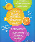 EmergenC Immune+ Chewables 1000Mg Vitamin C With Vitamin D Tablet Immune Support Dietary Supplement For Immunity Orange Blast Flavor 42 Count
