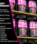 Saint Mingiano 7 Day Cleanse Program | Colon Detox With Natural Laxative For Constipation & Bloating | Extra-Strength Senna Leaf Supplements | Strong For Some People.