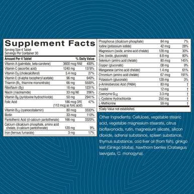Nature'S Sunshine Mega-Chel, 120 Tablets, Complete Vitamin With Powerful Antioxidants, Herbs, Vitamins, Minerals, And Amino Acids