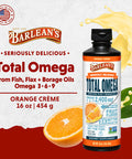 Barlean's Omega Swirl Total Omega 369 Orange Cream 16 Fl Oz