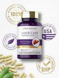 Carlyle Liver Support Supplement | 90 Capsules | with Milk Thistle Dandelion Root & Artichoke Leaf Extract | Optimal Blend | Non-GMO & Gluten
