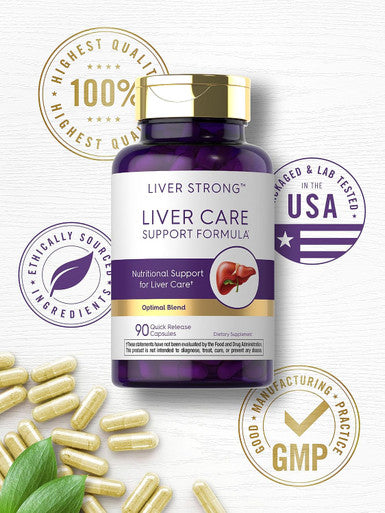 Carlyle Liver Support Supplement | 90 Capsules | with Milk Thistle Dandelion Root & Artichoke Leaf Extract | Optimal Blend | Non-GMO & Gluten