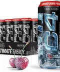 C4 Ultimate Zero Sugar Energy Drink, Tri-Stim Experience with 300mg Caffeine + TeaCrine + Dynamine, Fruit Punch, 16oz (Pack of 12)