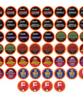 Two Rivers Coffee Flavored Coffee Pods Compatible with Keurig K Cup Brewers, Assorted Variety Pack Flavored Coffee, 40 Count