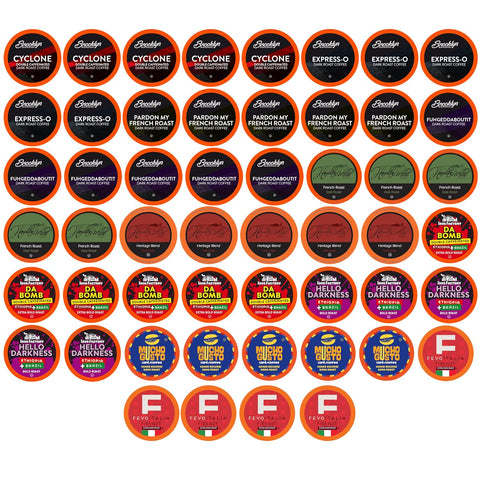 Two Rivers Coffee Flavored Coffee Pods Compatible with Keurig K Cup Brewers, Assorted Variety Pack Flavored Coffee, 40 Count