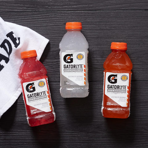 Gatorlyte Rapid Rehydration Orange Electrolyte Beverage,20 Fl Oz Bottle