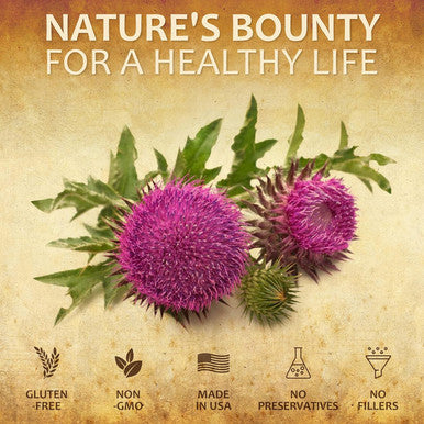 HERBALICIOUS Liver Detox Capsules Milk Thistle - All-Natural Cleansing Formula Supports Health And Liver Function, Immune System Boost And Skin Health - Silymarin Nutritional Supplement - 100 Caps