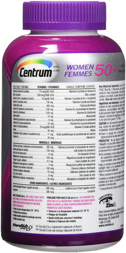 Centrum for Women 50+ 250 Tablets (Value Pack)