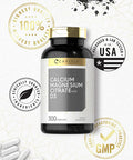 Calcium Magnesium Citrate with Vitamin D3 | 300 Capsules | Non-GMO & Gluten Free Supplement | by Carlyle