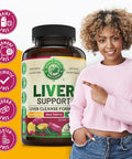 Advanced Liver Cleanse Detox & Repair Formula For Adult With Milk Thistle, Organic Liver Detox & Support Supplement For Men And Women, 90 Pills Liver Repair & Detox Support, 512Mg (45-Day Supply)
