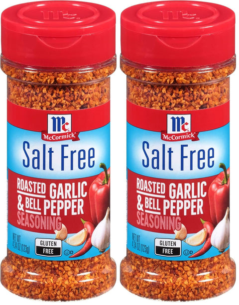 McCormick Salt Free Roasted Garlic & Bell Pepper Seasoning, 4.34 oz