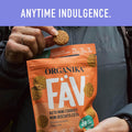 Organika Fav Keto Mini Cookies-Double Chocolate- Low Carb, Collagen Protein, Gluten-, Healthy Snack- 90G Pouch