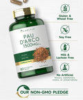 Carlyle Pau D'Arco Capsules | 1500Mg | 180 Count | Non-Gmo, Gluten Free | Herbal Supplement