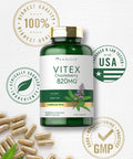Carlyle Vitex Chasteberry Supplement | 820Mg | 320 Capsules | Vitex Agnus-Castus Fruit For Women | Non-Gmo, Gluten Free