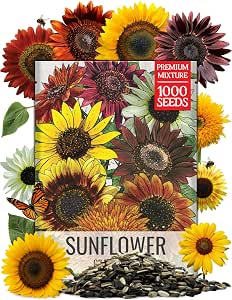Seed Needs Sunflower Seeds to Plant Original Crazy Blend 1 Ounce Bulk Pack