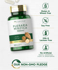Pueraria Mirifica Capsules 1000Mg 120 Capsules Non-Gmo and Gluten Free By Carlyle