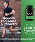 Optimum Nutrition Instantized Bcaa Capsules Keto Friendly Branched Chain Essential Amino Acids 1000Mg 60 Count