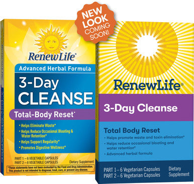 ReLife Adult Cleanse Total Body Reset Advanced Herbal Formula 2Part 3Day Program Gluten Dairy Soy 12 Vegetarian Capsules