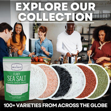 Sea Salt Superstore her Sea Salt Coarse Grain her Salt Coarse Salt Replacement for Table Salt Non-Iodized & Natural Coarse Sea Salt for Grinder 5 oz Bag