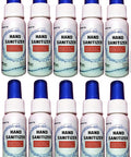 Hand Sanitizer Spray 70% Isopropyl Alcohol Made in Canada - 10 Bottles - Licensed by Health Canada - More versatile than gel - can be sprayed on door handles Bundle of 10 bottles