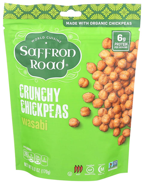SAFFRON ROAD Organic Sea Salt Chickpeas 5.4 Ounce