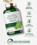 Nopal Cactus 1950 Mg | 180 Capsules | Prickly Pear | Non-Gmo, Gluten Free | By Carlyle