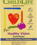 CHILDLIFE ESSENTIALS Healthy Vision SoftMelts - for Infants, Babies, Kids, Toddlers, Children, and Teenagers - Natural Berry Flavor - 27 Tablets