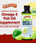 Barlean's Seriously Delicious Omega-3 High Potency Fish Oil Key Lime Pie 16-Oz