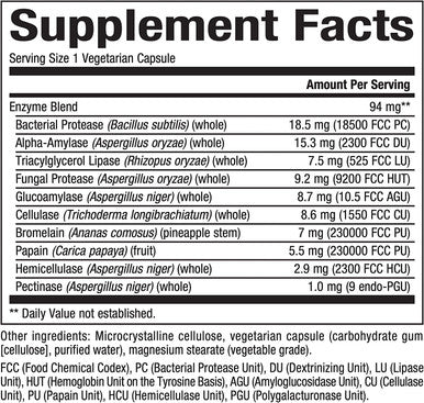 Natural Factors ClenZyme Extra Strength Yeast Balance Formula 90 Capsules