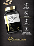 Pygeum Standardized 1300Mg | 240 Capsules | Non-Gmo, Gluten Free | Pygeum Africanum Bark Extract Supplement | By Carlyle