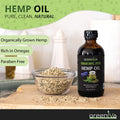 Greenive - Hemp Oil - Vegan Omegas - Cold Pressed - (8Oz Peppermint)