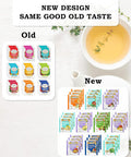 Blue Ribbon Twinings Wellness Herbal and Green Tea Bags Sampler Variety Box (30 Count) 10 Flavors for Women and Men