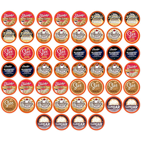 Two Rivers Coffee Flavored Coffee Pods Compatible with Keurig K Cup Brewers, Assorted Variety Pack Flavored Coffee, 40 Count