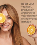 Healthspan Vitamin C Serum (30ml) | Boost Radiance & Smooth Lines & Wrinkles | Triple Source Vitamin C to support collagen formation | With ferulic acid hyaluronic acid and vitamin E | Vegan