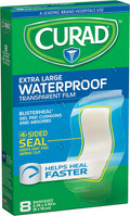Curad Waterproof Blisterheal Hydrocolloid Clear 8 Count