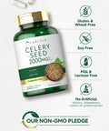 Carlyle Celery Seed Extract Capsules | 2000Mg | 240 Count | Non-Gmo And Gluten Free Formula | Traditional Herb Supplement