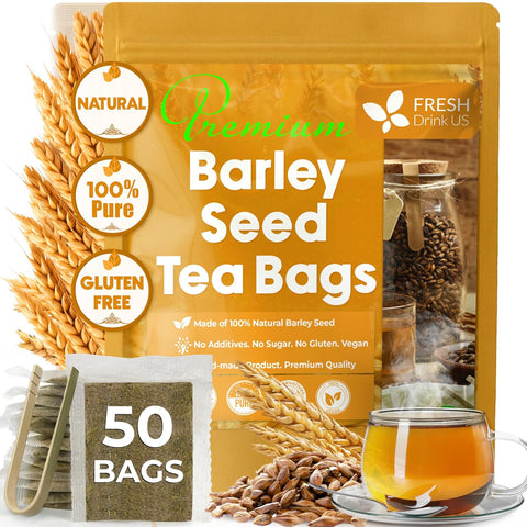 FreshDrinkUS, Premium 75 Mulberry Leaf Tea Bags, 100% Natural & Pure from Mulberry Leaves. Loose Leaf Herbal Tea. Made with Natural Material Tea Bags. No Sugar, No Caffeine, No Gluten, Vegan.