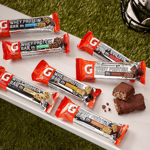 Gatorade Whey Protein Bars Peanut Butter Chocolate, 2.8 Oz, 6 Ct