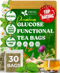 FreshDrinkUS, Premium 75 Mulberry Leaf Tea Bags, 100% Natural & Pure from Mulberry Leaves. Loose Leaf Herbal Tea. Made with Natural Material Tea Bags. No Sugar, No Caffeine, No Gluten, Vegan.